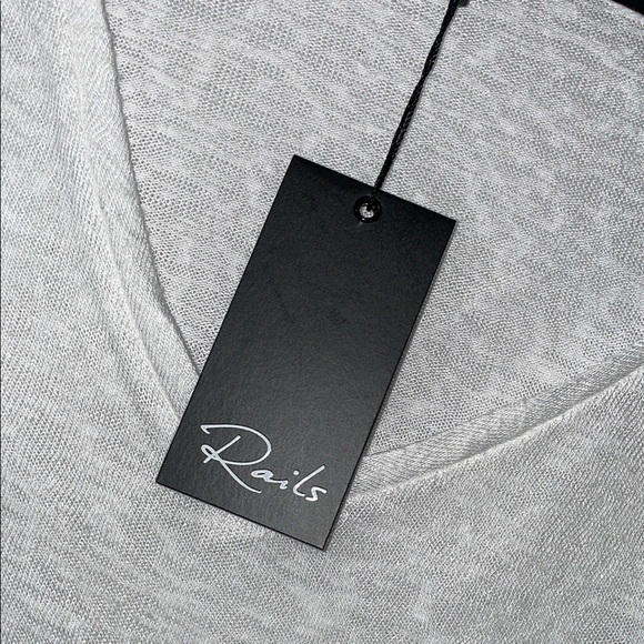 Rails oversized White Long Sleeve T shirt - Picture 5 of 7